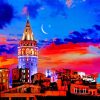 Aesthetic Galata Tower Turkey paint by numbers