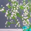 Aesthetic White Babys Breath paint by numbers