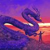 Aesthetic Fantasy Dragon paint by numbers