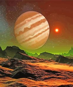 Alien Planet paint by numbers