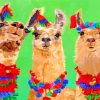 Alpacas Lamas Art paint by numbers