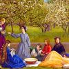 Apple Blossoms Millais paint by numbers