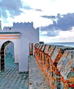 Asilah City Morocco paint by numbers