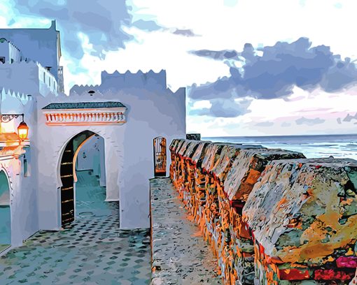 Asilah City Morocco paint by numbers