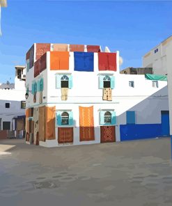 Asilah Moroccan City paint by numbers