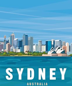 Australi Sydney City paint by numbers