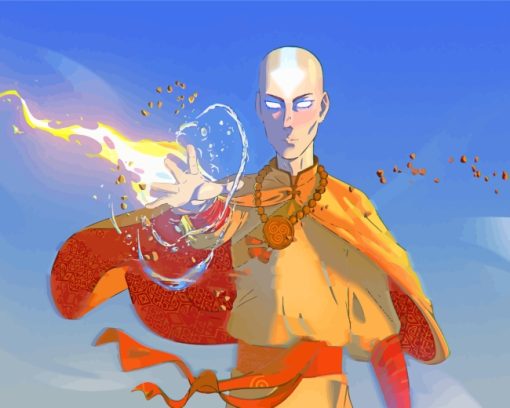 Avatar The last Airbender paint by numbers