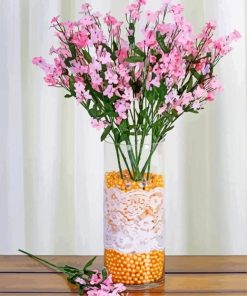 Babys Breath Vase paint by numbers