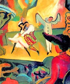 Ballet Russes I By Macke paint by numbers