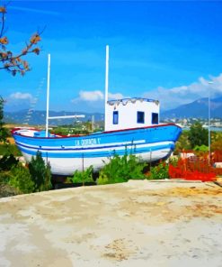 Barco De chanquete La Dorada paint by numbers