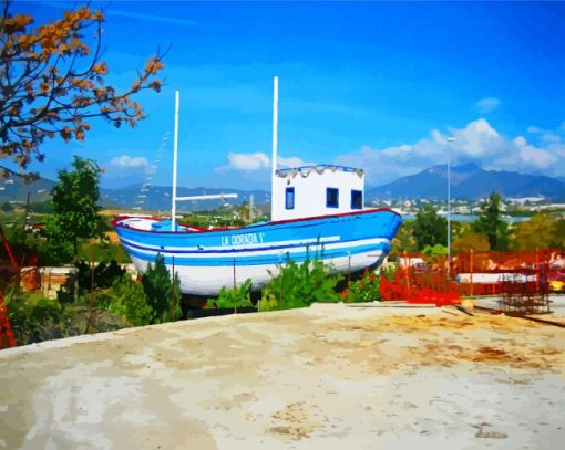 Barco De chanquete La Dorada paint by numbers