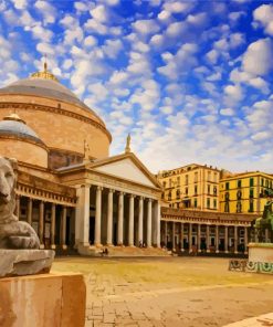 Basilica Reale Pontificia San Francesco da Paola Naples paint by numbers