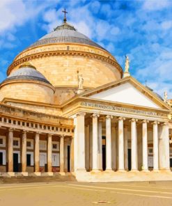 Basilica Reale Pontificia San Francesco da Paola Naples Italy paint by numbers