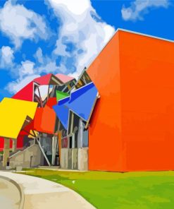 Biomuseo Panama City paint by numbers