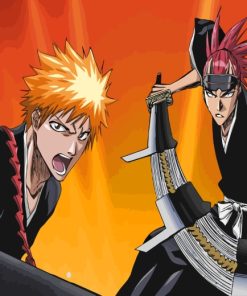 Bleach Ichigo Kurosaki paint by numbers