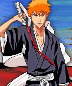 The Fighter Ichigo Kurosaki paint by numbers