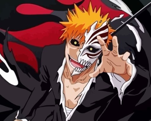 Bleach Illustration Japanese Anime paint by numbers