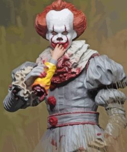 Bloody Clown Pennywise paint by numbers