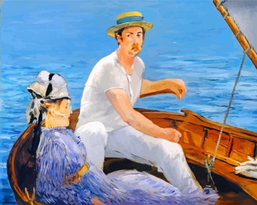 Boating By Manet paint by numbers