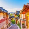 Bukchon Hanok Village South Korea Asia paint by numbers