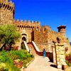 Castello di Amorosa Napa California paint by numbers