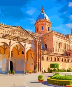 Cattedrale Di Palermo Spain paint by numbers