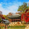 Changdeokgung South Korea paint by numbers