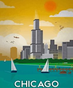 Chicago Poster paint by numbers