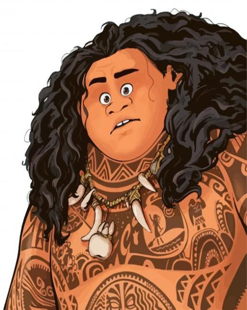 Chief Tui Moana paint by numbers