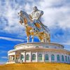 Chinggis Khaan Statue Complex Mangoliapaint by numbers