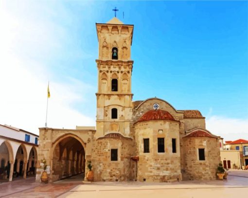 Church Of Saint Lazarus Larnaca paint by numbers