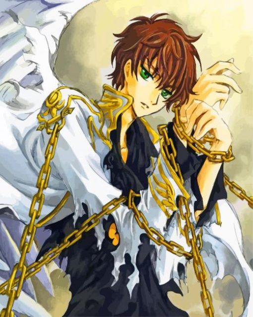 Suzaku Kururugi Code Geass paint by numbers