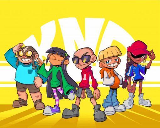 Codename Kids Next Door Animation paint by numbers