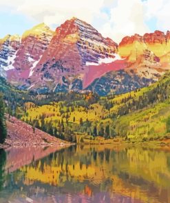 Colorado Landscape paint by numbers