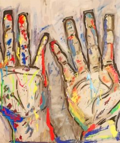 Colorful Hands paint by numbers