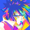 Colorful Minato paint by numbers