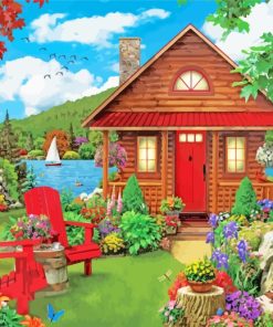 Cottage Garden paint by numbers