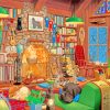 Cozy Cabin paint by numbers