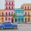 Cuba Colorful Buildings paint by numbers