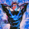 Dick Grayson Superhero paint by numbers