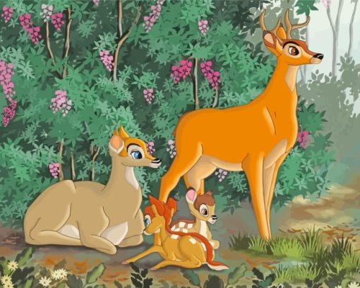 Disney Bambi paint by numbers