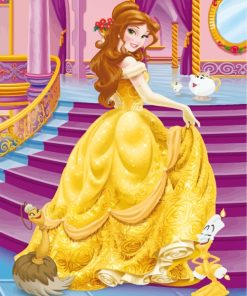 Disney Belle Princess paint by numbers