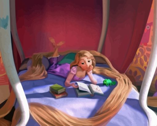 Disney Princess Rapunzel paint by numbers