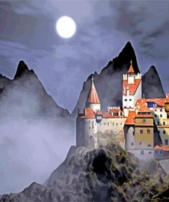 Dracula's Castle paint by numbers