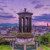 Dugald Stewart Monument Edinburgh paint by numbers