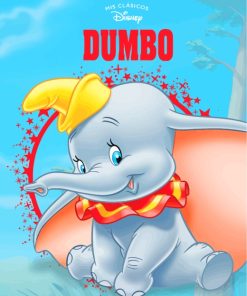 Dumbo Elephant paint by numbers