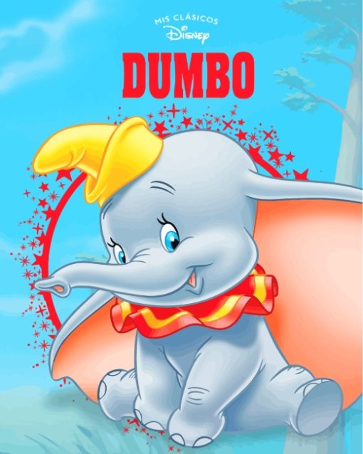 Dumbo Elephant paint by numbers