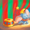 Dumbo In Circus paint by numbers