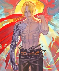 Edward Elric Anime paint by numbers