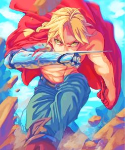 Edward Elric paint by numbers